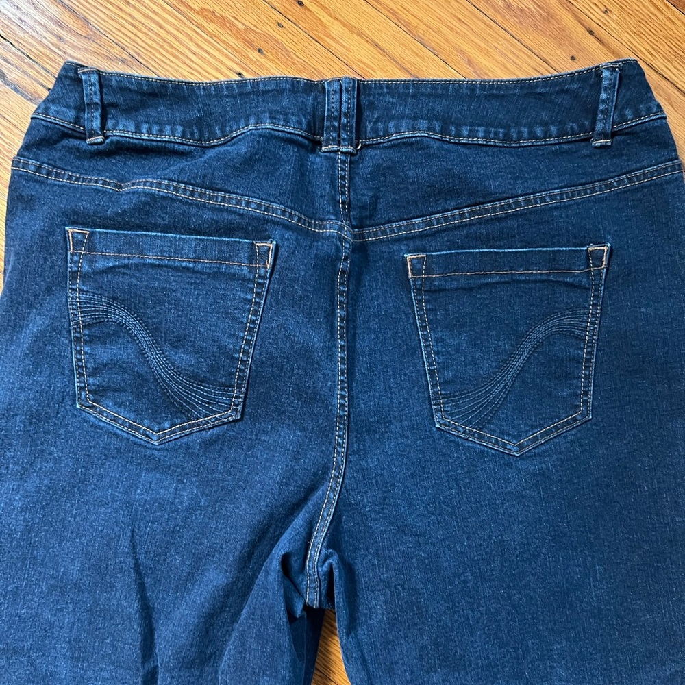 Classic High-Rise Dark Blue Women’s Jeans - Picture 2 of 6